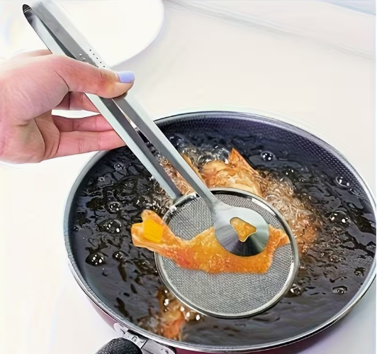 Frying Oil Filter Clamp